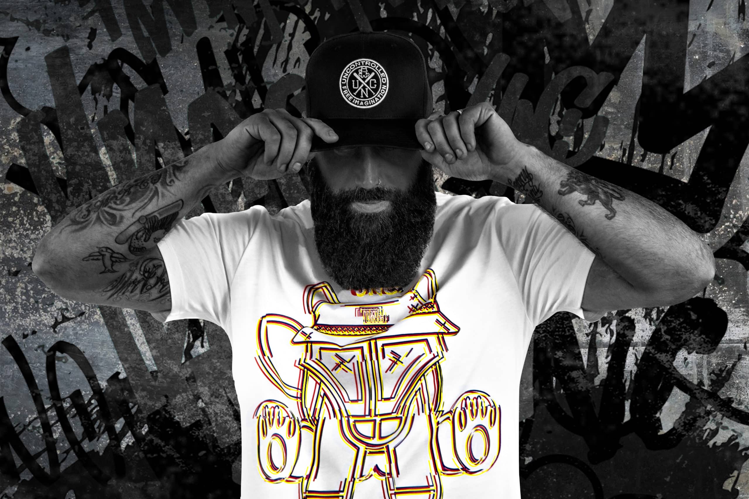 Uncontrolled - T-shirts graphiques - oversize