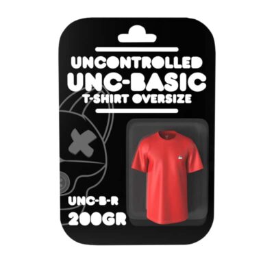 T-shirt oversize uni rouge