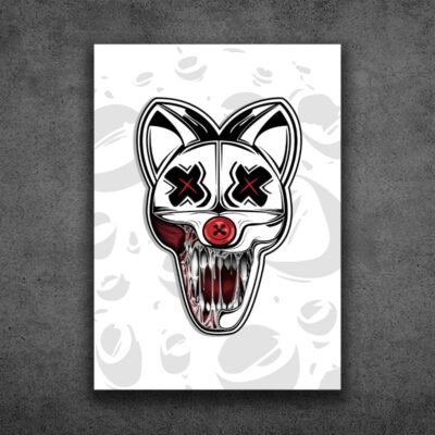 Poster magnétique UNC loup garou