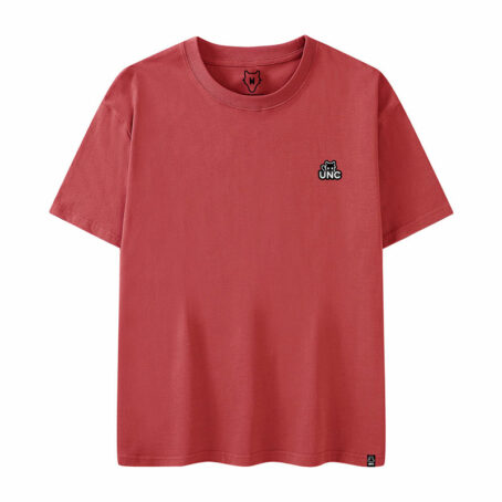 T-shirt-oversize-uni-rouge