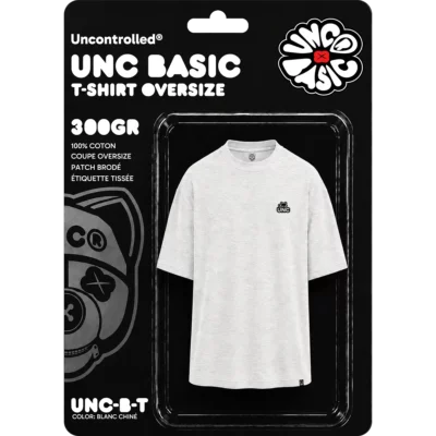 T-shirt coton épais oversize 200/250/300 g — UNC Basic