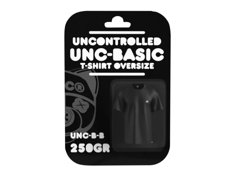 T-shirt 100% coton 250 gsm noir