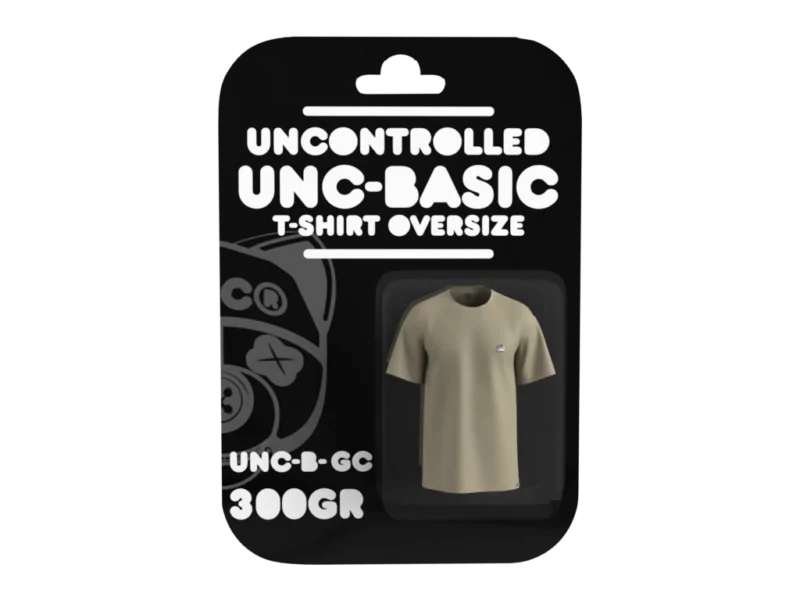 T-shirt 100% coton 300 gsm gris camel
