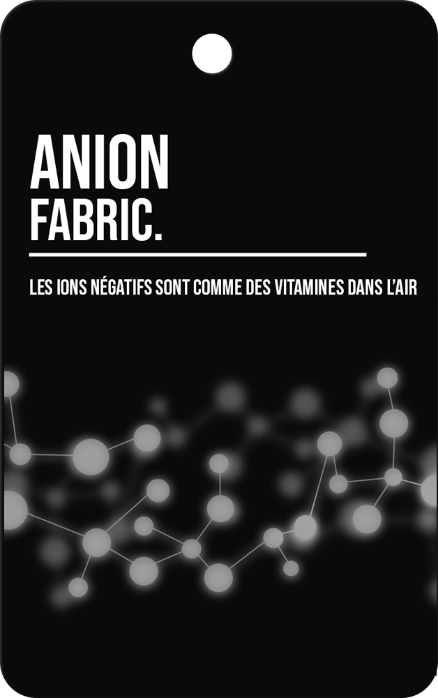 tissu coton premium aux ions négatifs