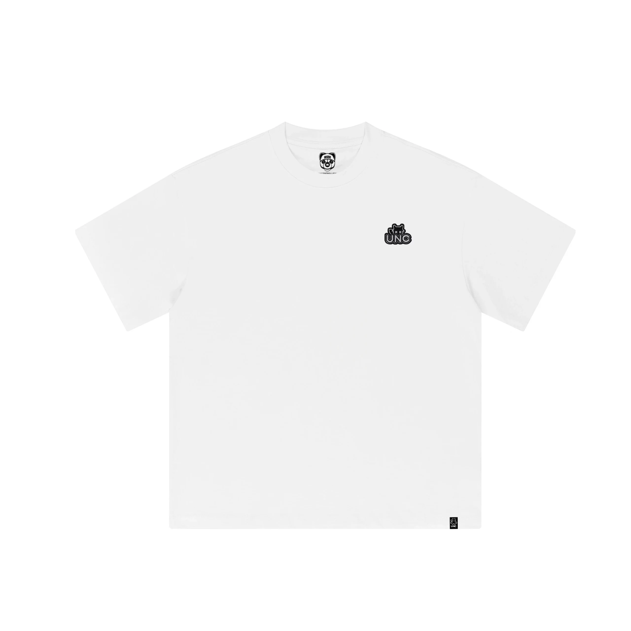 T-shirt oversize uni UNC Basic blanc — face
